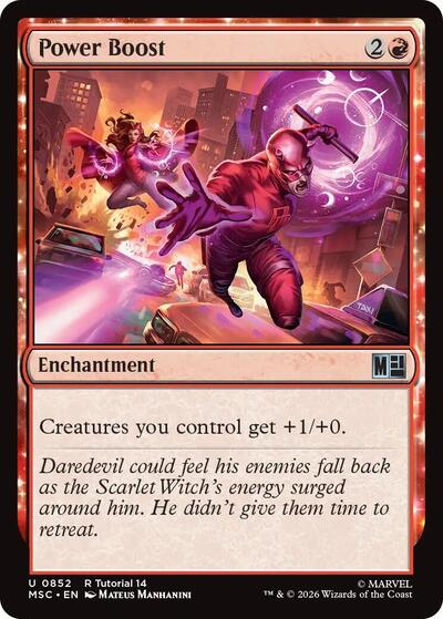 Power Boost (Commander: Marvel Super Heroes) Near Mint