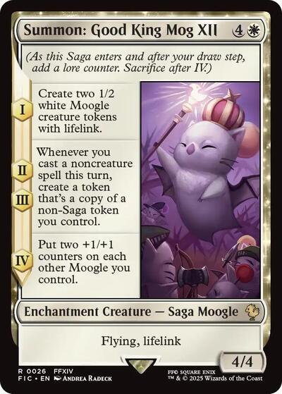 Summon: Good King Mog XII (Commander: FINAL FANTASY) Near Mint