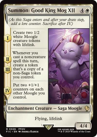 Summon: Good King Mog XII (Commander: FINAL FANTASY) Near Mint