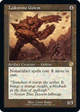 Lodestone Golem (The Brothers' War: Retro Frame Artifacts) Near Mint