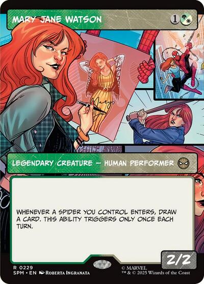 Mary Jane Watson (Borderless) (Marvel's Spider-Man) Near Mint Foil