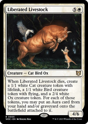Liberated Livestock (Commander: Wilds of Eldraine) Near Mint