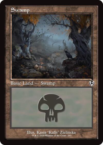 Swamp (293) (Retro Frame) (Innistrad Remastered) Light Play Foil