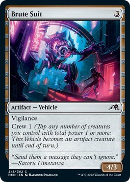Brute Suit (Kamigawa: Neon Dynasty) Near Mint Foil