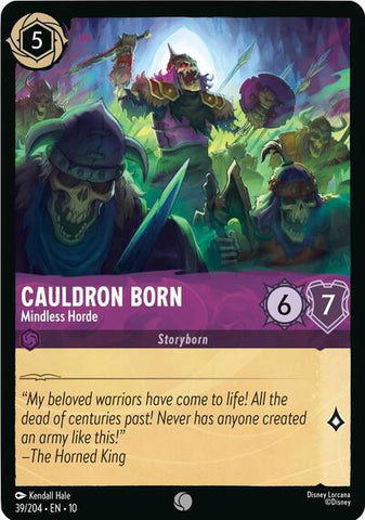 Cauldron Born - Mindless Horde (Whispers in the Well) Near Mint