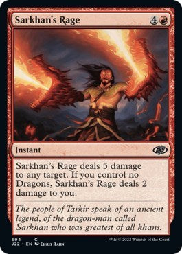 Sarkhan's Rage (Jumpstart 2022) Near Mint