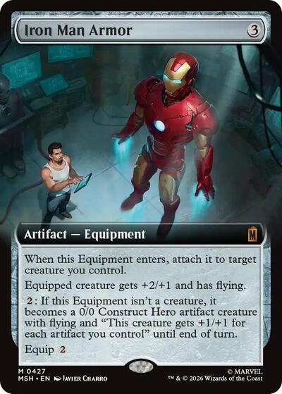 Iron Man Armor (Extended Art) (Marvel Super Heroes) Near Mint Foil
