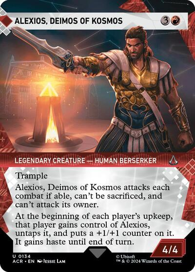 Alexios, Deimos of Kosmos (Showcase) (Universes Beyond: Assassin's Creed) Near Mint