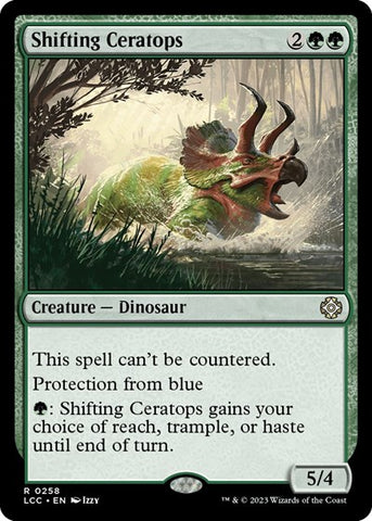 Shifting Ceratops (Commander: The Lost Caverns of Ixalan) Near Mint