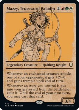 Mazzy, Truesword Paladin (Showcase) (Commander Legends: Battle for Baldur's Gate) Near Mint