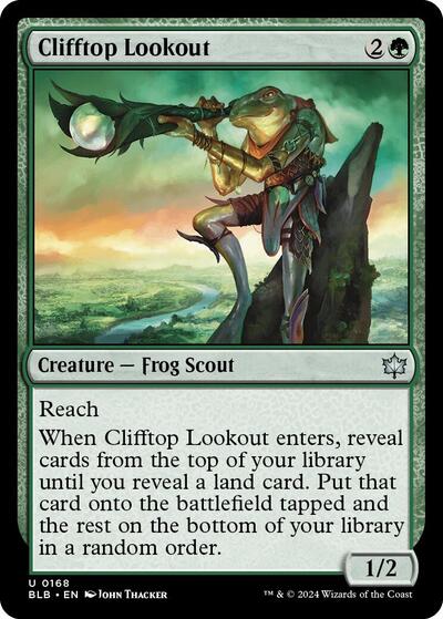 Clifftop Lookout (Bloomburrow) Near Mint Foil