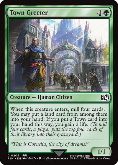 Town Greeter (Universes Beyond: FINAL FANTASY) Near Mint Foil