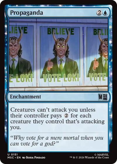 Propaganda (Surge Foil) (Commander: Marvel Super Heroes) Near Mint Foil