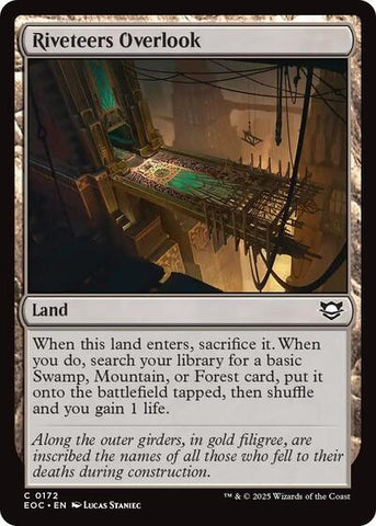 Riveteers Overlook (Commander: Edge of Eternities) Near Mint