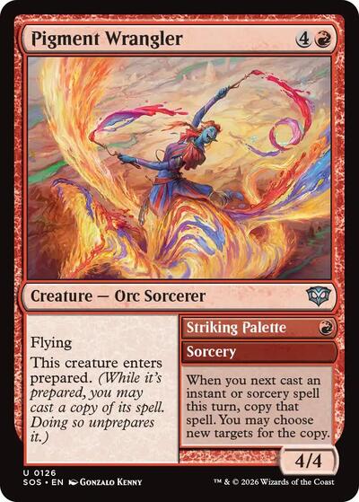 Pigment Wrangler (Secrets of Strixhaven) Near Mint Foil