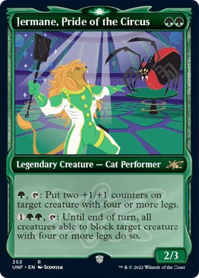 Jermane, Pride of the Circus (Showcase) (Unfinity) Near Mint