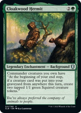 Cloakwood Hermit (Commander Legends: Battle for Baldur's Gate) Near Mint Foil