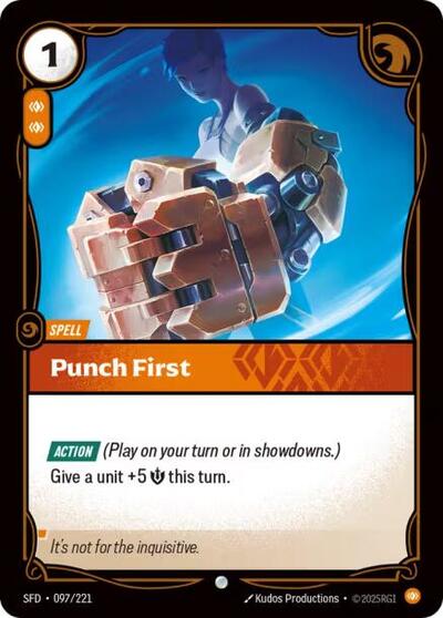 Punch First (Spiritforged) Near Mint