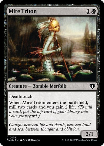Mire Triton (Commander Masters) Near Mint Foil