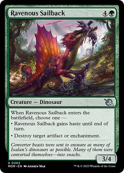Ravenous Sailback (March of the Machine) Near Mint Foil