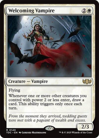 Welcoming Vampire (Commander: Tarkir: Dragonstorm) Near Mint