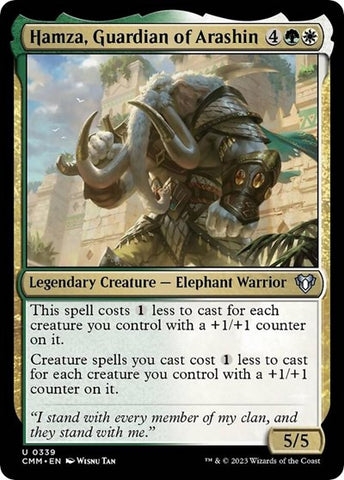Hamza, Guardian of Arashin (Commander Masters) Near Mint Foil