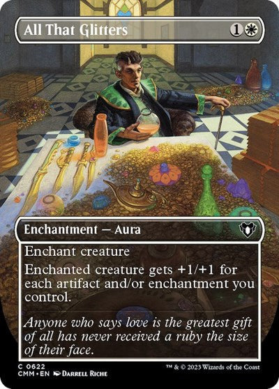 All That Glitters (Borderless) (Commander Masters) Near Mint Foil
