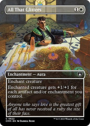 All That Glitters (Borderless) (Commander Masters) Near Mint