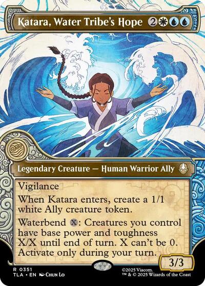 Katara, Water Tribe's Hope (Showcase) (Avatar: The Last Airbender) Near Mint Foil