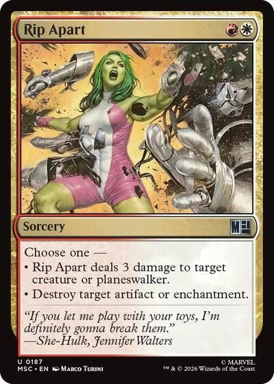 Rip Apart (Commander: Marvel Super Heroes) Near Mint