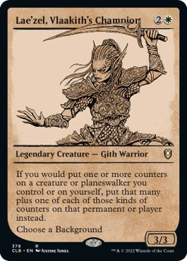 Lae'zel, Vlaakith's Champion (Showcase) (Commander Legends: Battle for Baldur's Gate) Light Play Foil