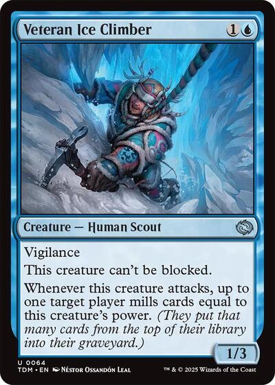 Veteran Ice Climber (Tarkir: Dragonstorm) Near Mint Foil