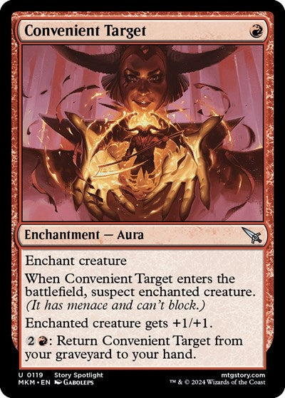 Convenient Target (Murders at Karlov Manor) Near Mint Foil