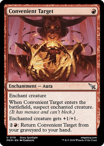 Convenient Target (Murders at Karlov Manor) Near Mint Foil