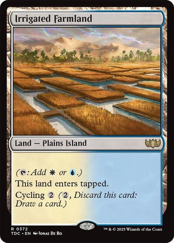 Irrigated Farmland (Commander: Tarkir: Dragonstorm) Near Mint