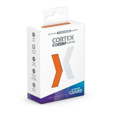Cortex Sleeves Standard Size Matte Orange (100ct.) (Ultimate Guard) New