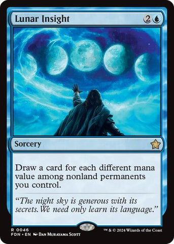 Lunar Insight (Foundations) Near Mint Foil