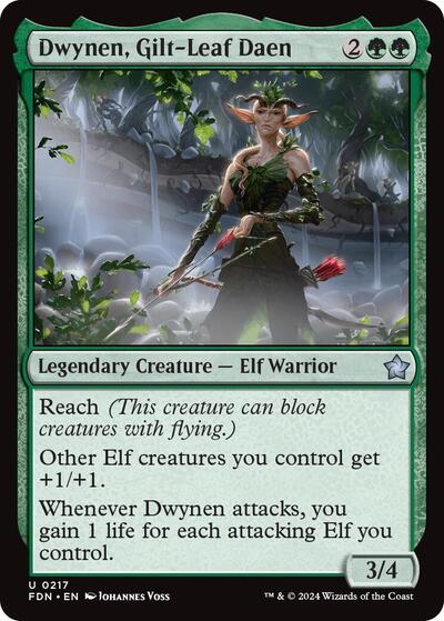 Dwynen, Gilt-Leaf Daen (Foundations) Near Mint