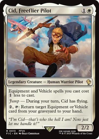Cid, Freeflier Pilot (Commander: FINAL FANTASY) Near Mint