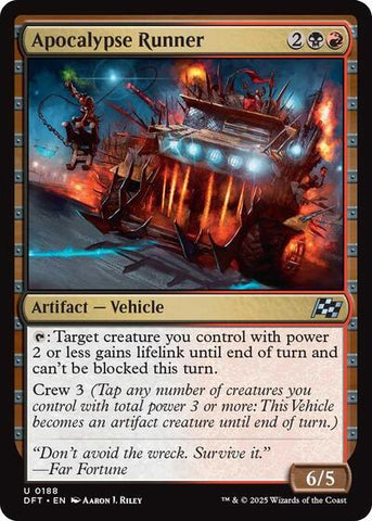 Apocalypse Runner (Aetherdrift) Near Mint Foil