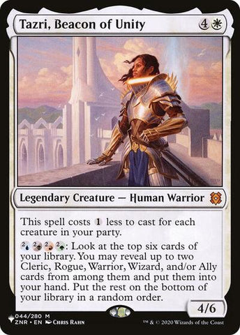 Tazri, Beacon of Unity (ZNR) (The List) Near Mint