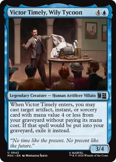 Victor Timely, Wily Tycoon (Commander: Marvel Super Heroes) Near Mint Foil