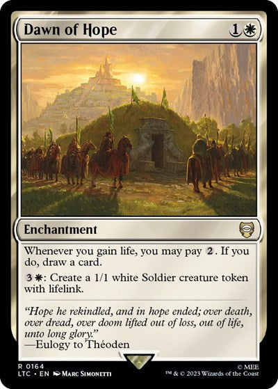 Dawn of Hope (Commander: The Lord of the Rings: Tales of Middle-earth) Near Mint