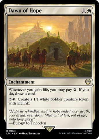 Dawn of Hope (Commander: The Lord of the Rings: Tales of Middle-earth) Near Mint