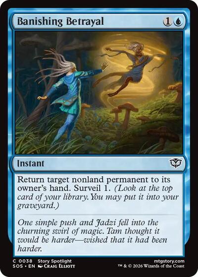 Banishing Betrayal (Secrets of Strixhaven) Near Mint Foil
