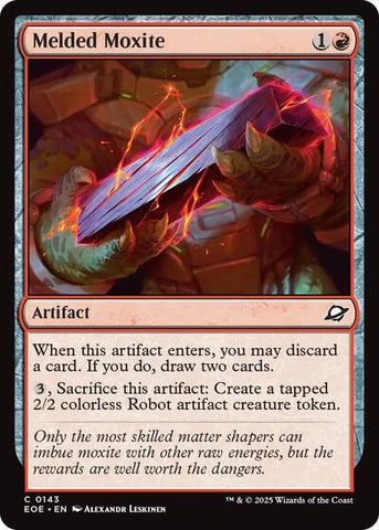 Melded Moxite (Edge of Eternities) Near Mint Foil