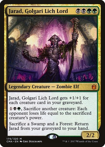 Jarad, Golgari Lich Lord (Commander Anthology) Light Play