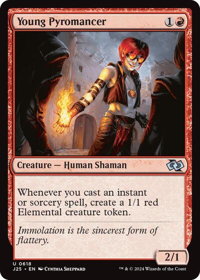 Young Pyromancer (Foundations Jumpstart) Near Mint