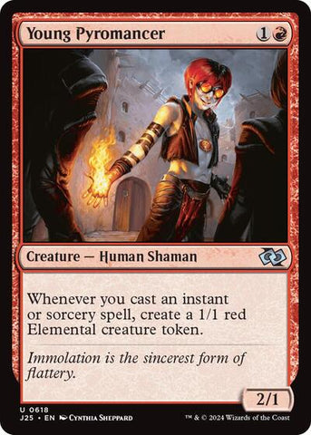 Young Pyromancer (Foundations Jumpstart) Near Mint