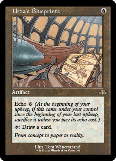 Urza's Blueprints (Retro Frame) (Dominaria Remastered) Near Mint Foil